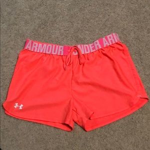 Pink Under Armor Athletic Shorts